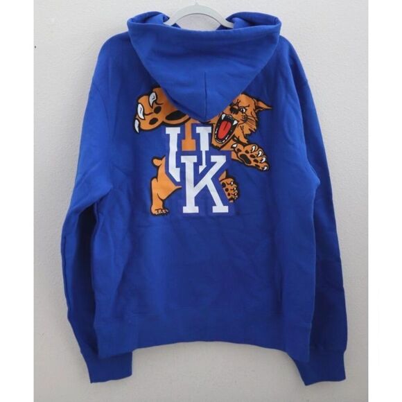October's Very Own Men's Sz M Blue NCAA Kentucky Wildcats Pullover Hoodie - Picture 2 of 13
